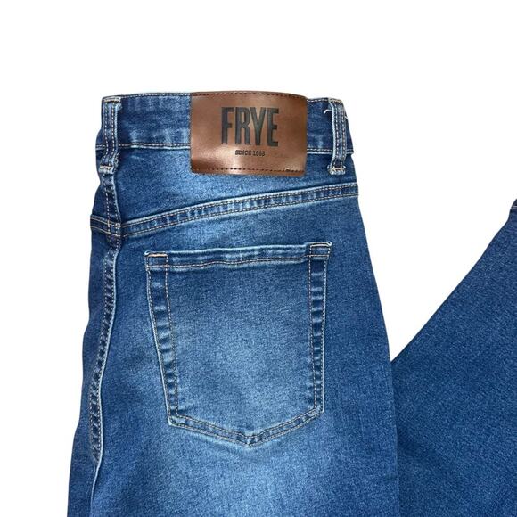Frye Straight Leg Crop Blue Jeans Women’s 27 Classic Casual Western Preppy Fall - Picture 5 of 14